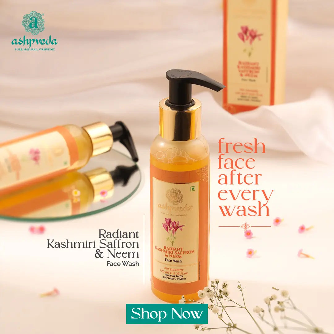 Saffron Neem Face Wash Natural Saffron Neem Face Wash Ayurvedic Saffron Neem Face Wash 