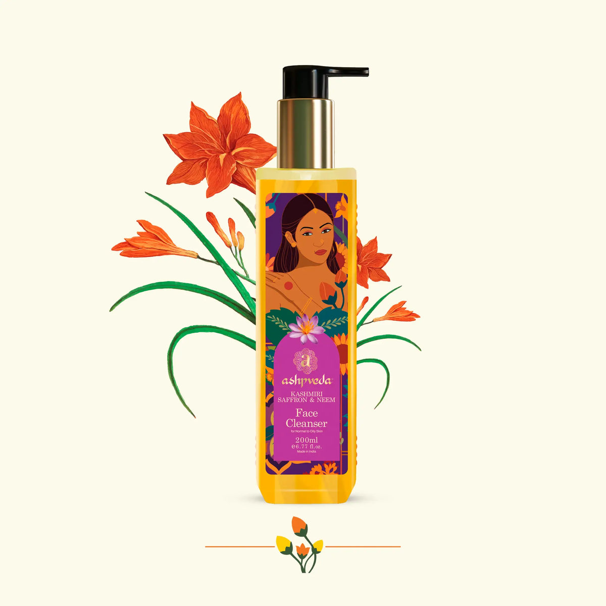 Kashmiri Saffron & Neem Face Cleanser