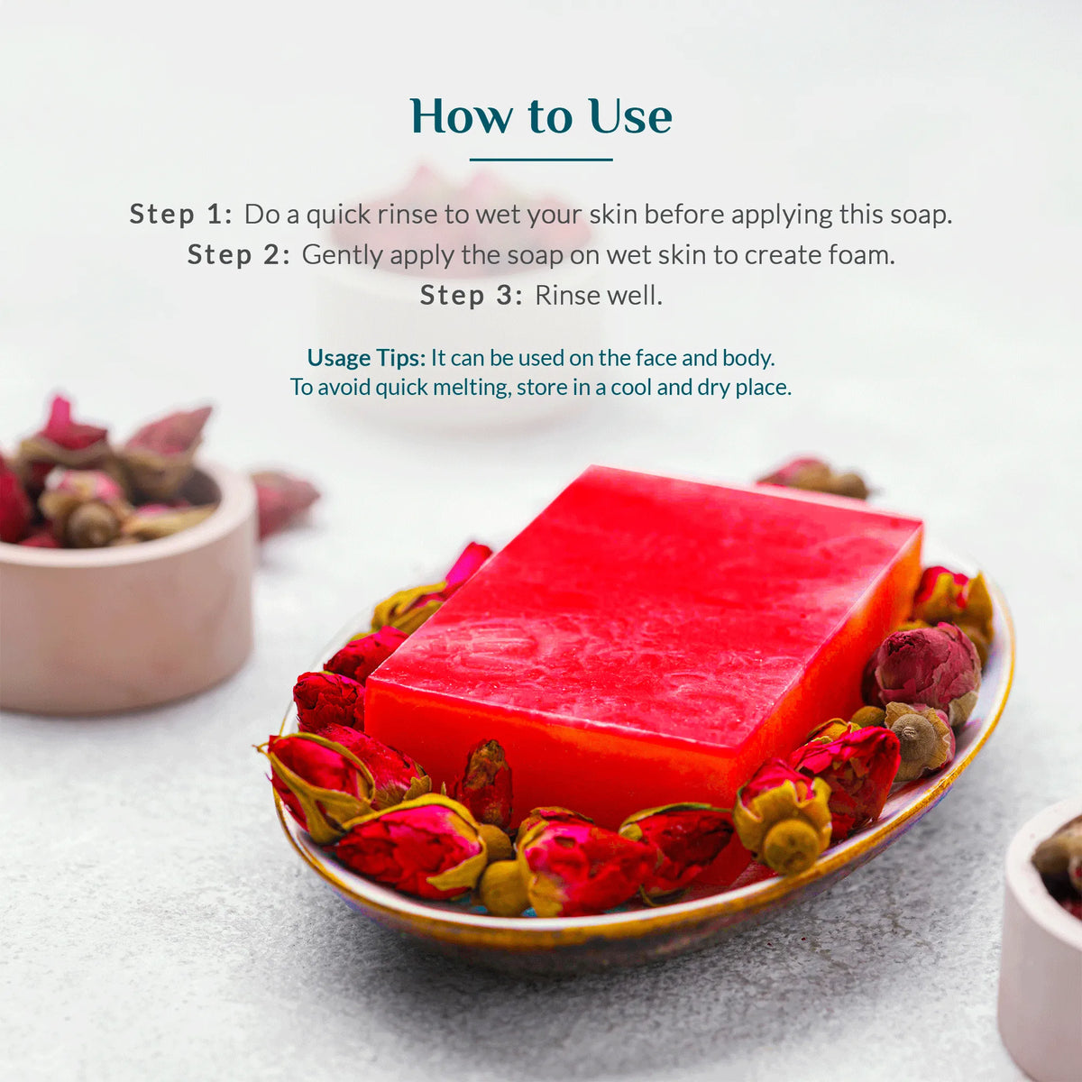 gulab soap how to use