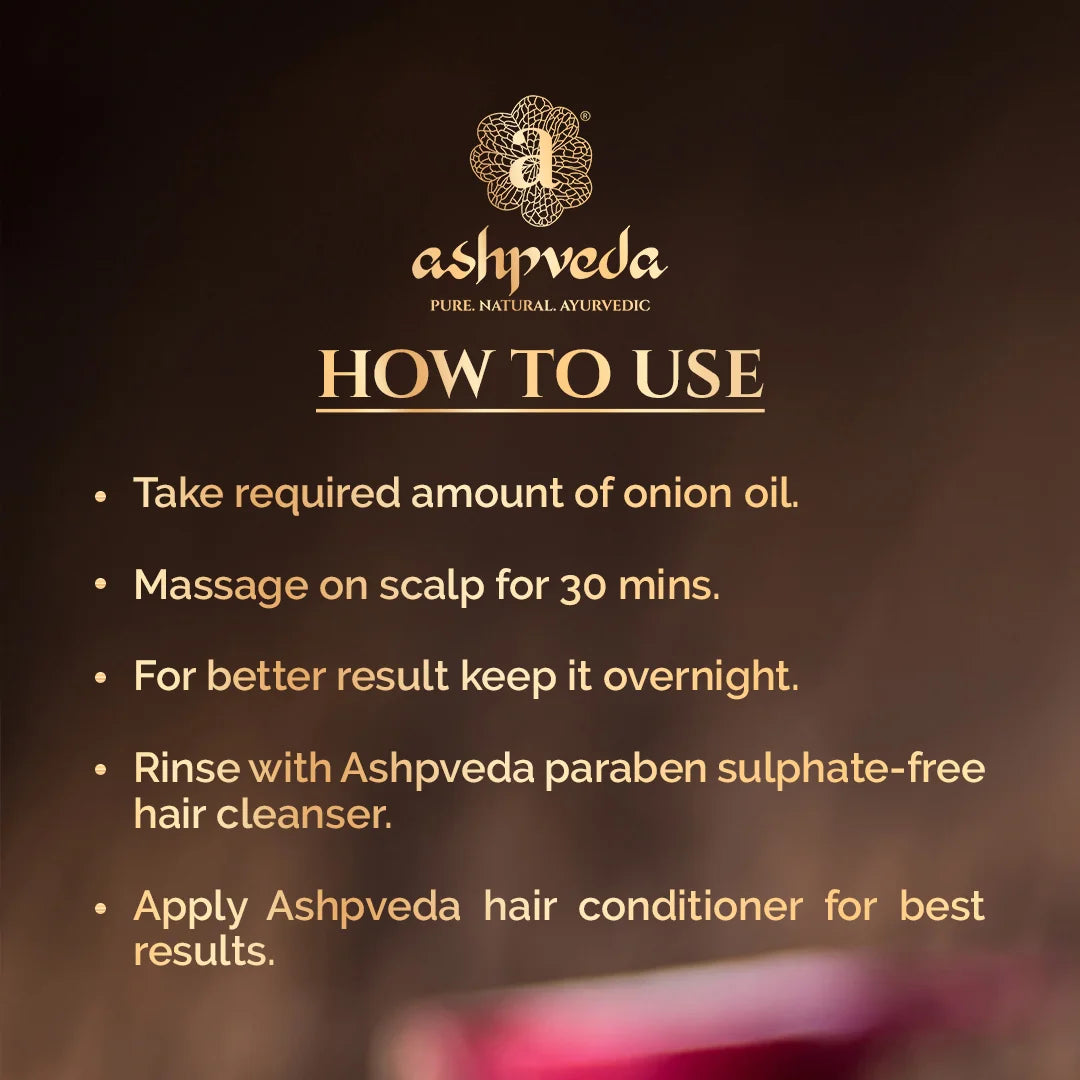 Hair Care Onion Oil Natural Onion Oil Ayurvedic Onion Oil